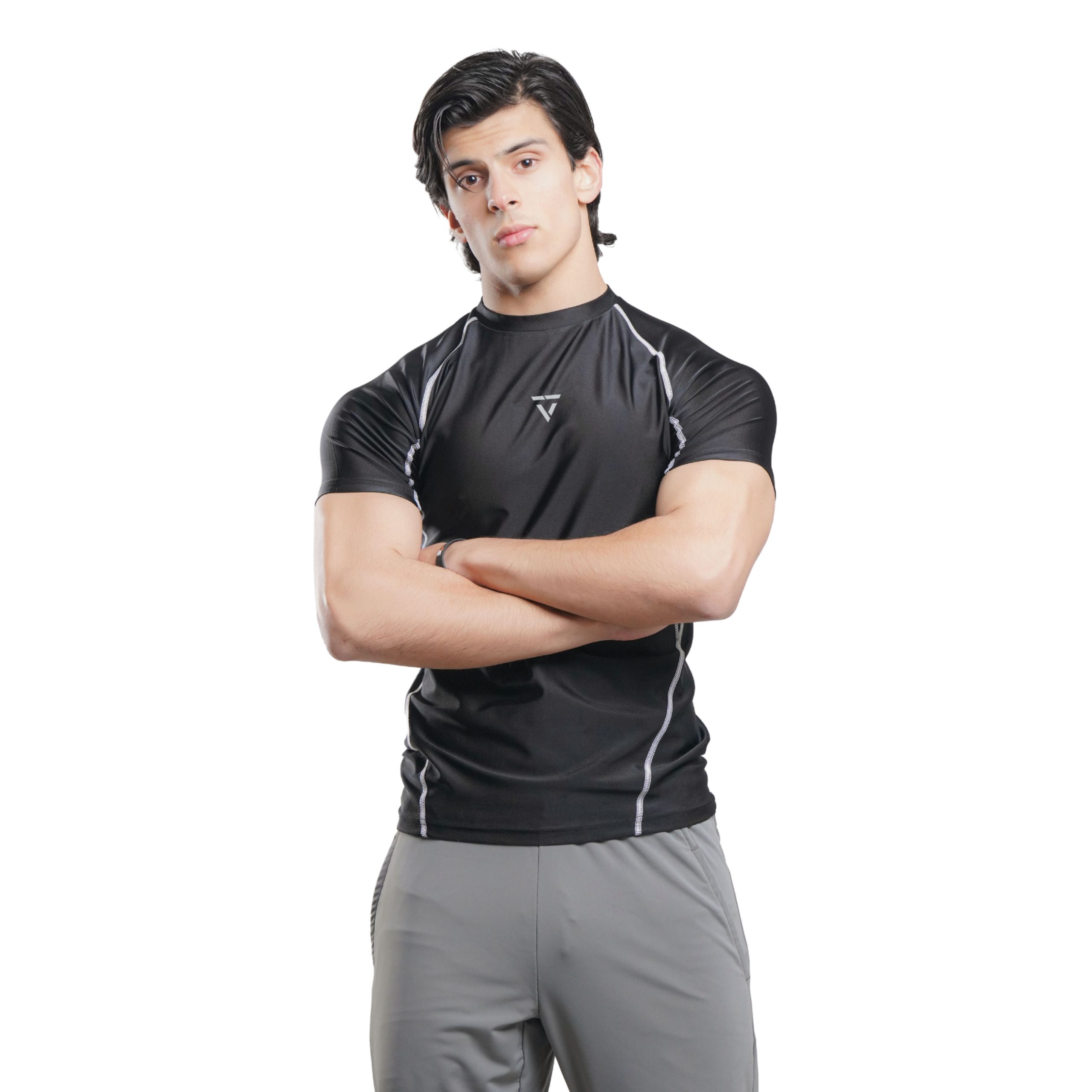 Mock Neck Half Sleeve